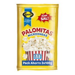 PALOMITAS MICROONDAS CON SAL 3x100 GRS